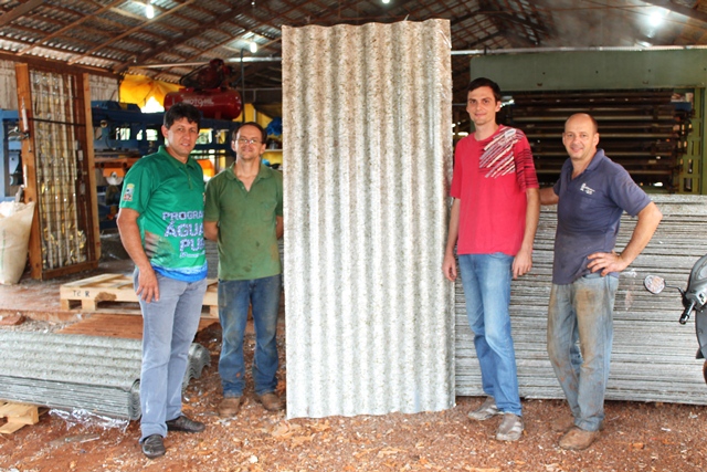 Município de capitão conta com fabrica de reciclagem que fabrica telhas ecológicas