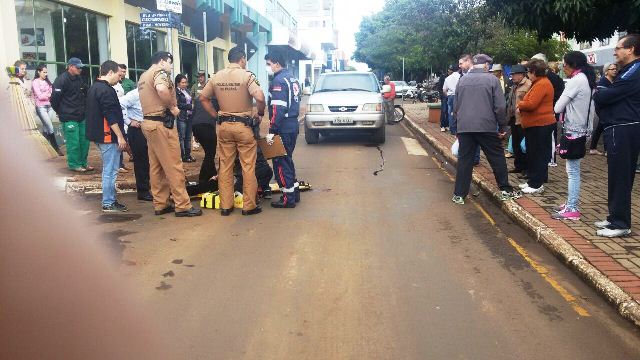S10 de Capitão atropela mulher em Realeza