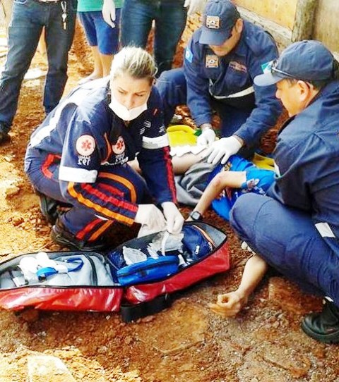 Dois adolescentes ficaram feridos em acidente na cidade de Capitão