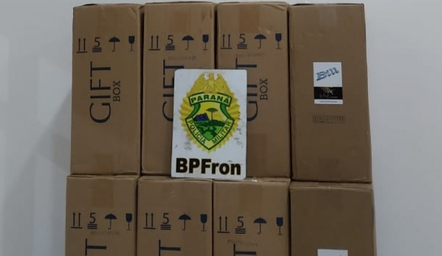 Capitão: 400 pacotes de cigarros contrabandeados são apreendidos pelo BPFRON