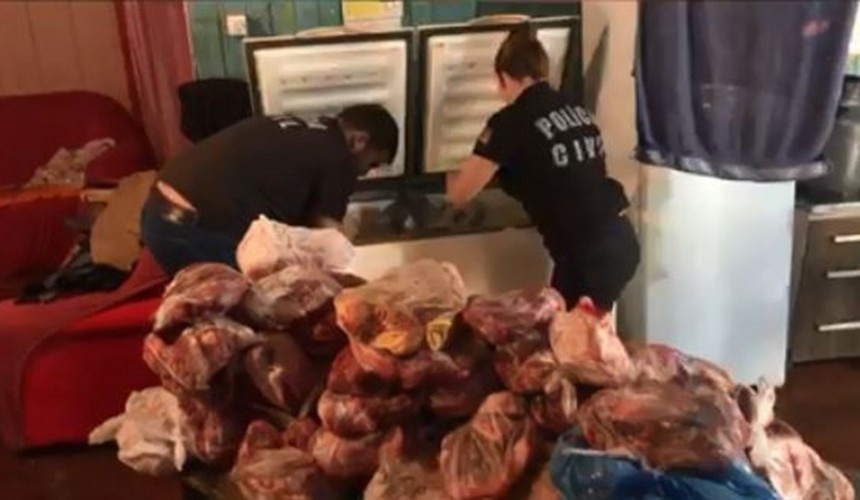 Capanema: Polícia Civil investiga saque de 20 toneladas de carne após acidente com caminhão na BR-163