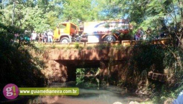 Homem de 37 anos morre ao cair de ponte