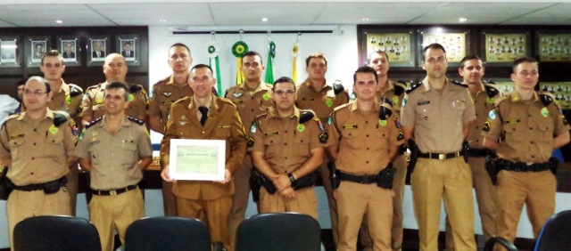 Policiais militares de Nova Prata do Iguaçu recebem Moção Honrosa da Câmara de Vereadores