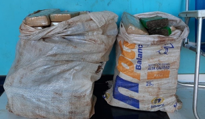Homens são detidos com 50 kg de maconha em Cascavel