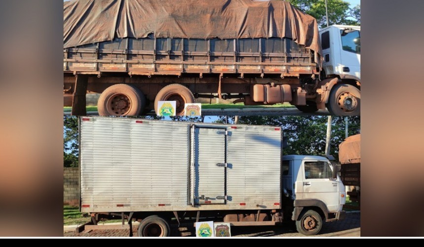 Polícia apreende dois caminhões com carga milionária de contrabando paraguaio em Nova Santa Rosa