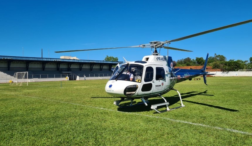 Capitão: Paciente de 89 anos precisa ser transferida pelo helicóptero do SAMU