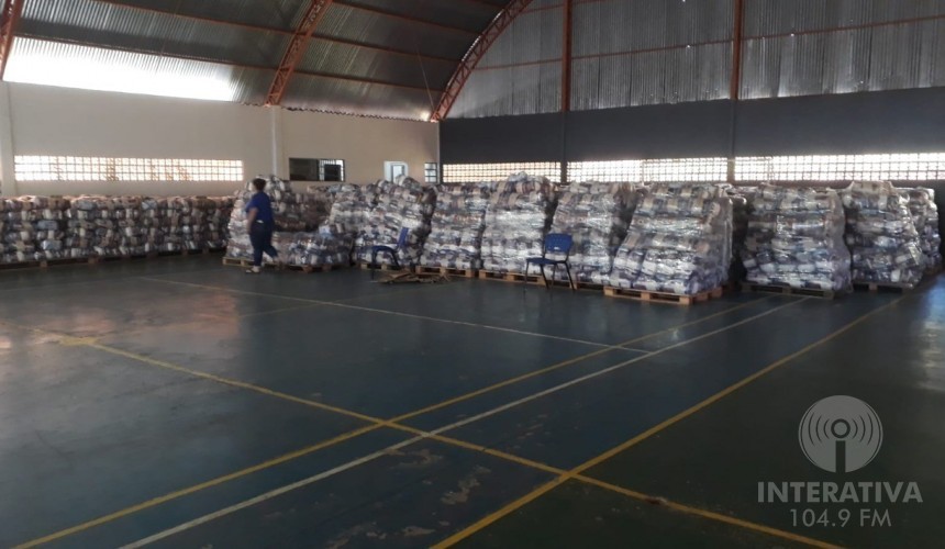 Em menos de uma semana, mais de 1.250 cestas básicas já foram entregues a famílias de Capitão
