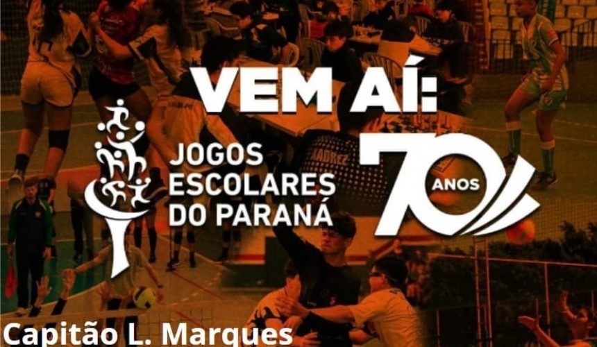 Acontece nesta sexta-feira (17) a Abertura Oficial dos Jogos Escolares do Paraná (JEPS) em Capitão