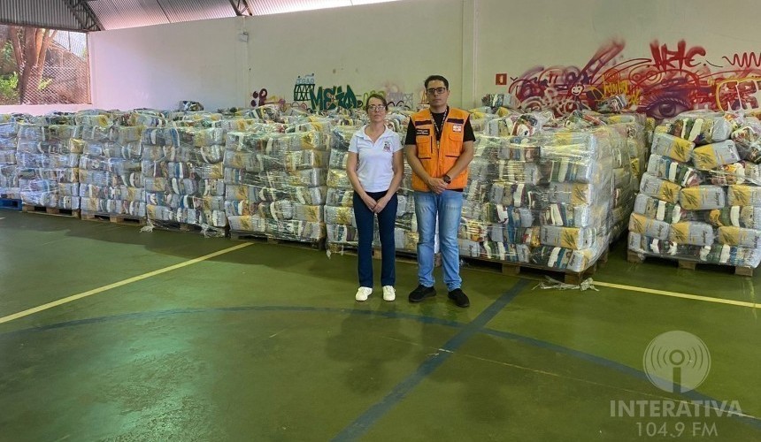 Assistência Social e Defesa Civil de Capitão finalizam entrega de 5 mil cestas básicas