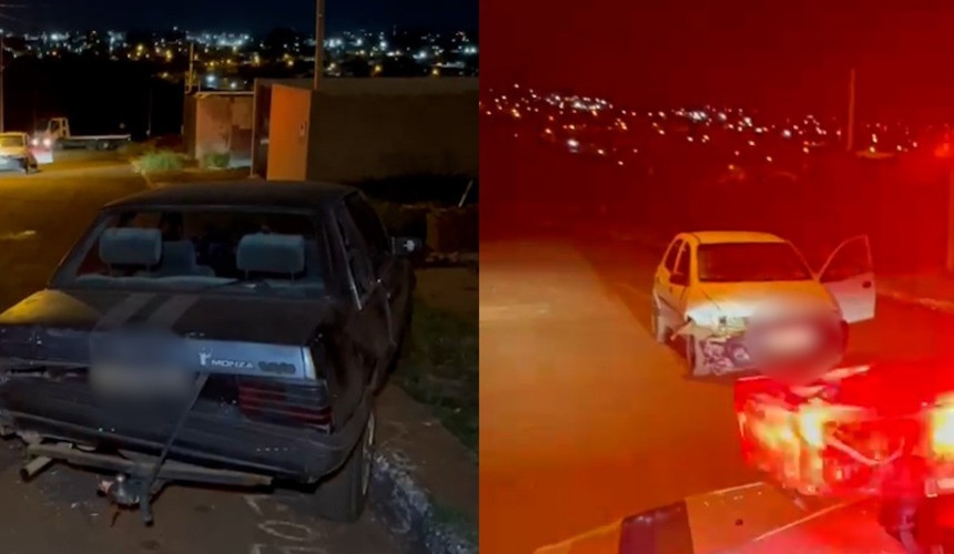 Homem bate em carro estacionado, tenta agredir proprietário e atropela o gato da família em Cascavel