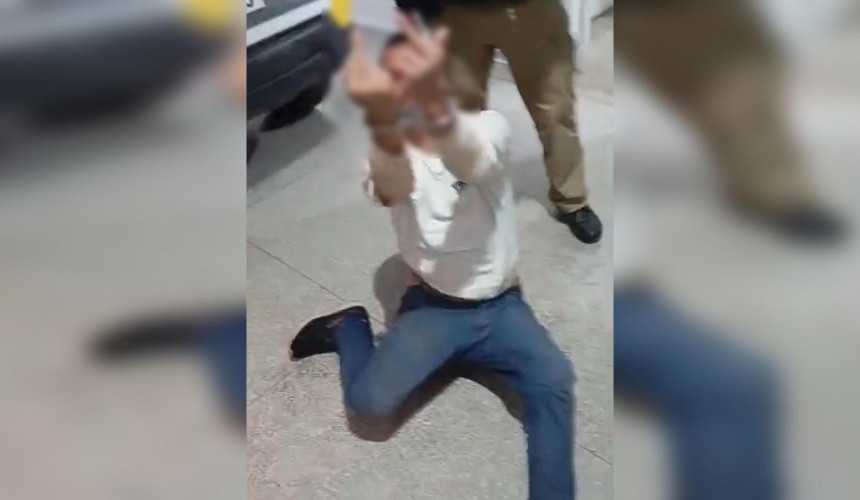 'Escolhe a faca preta ou a branca': homem ameaça casal, desacata PMs e acaba solto em Boa Vista da Aparecida
