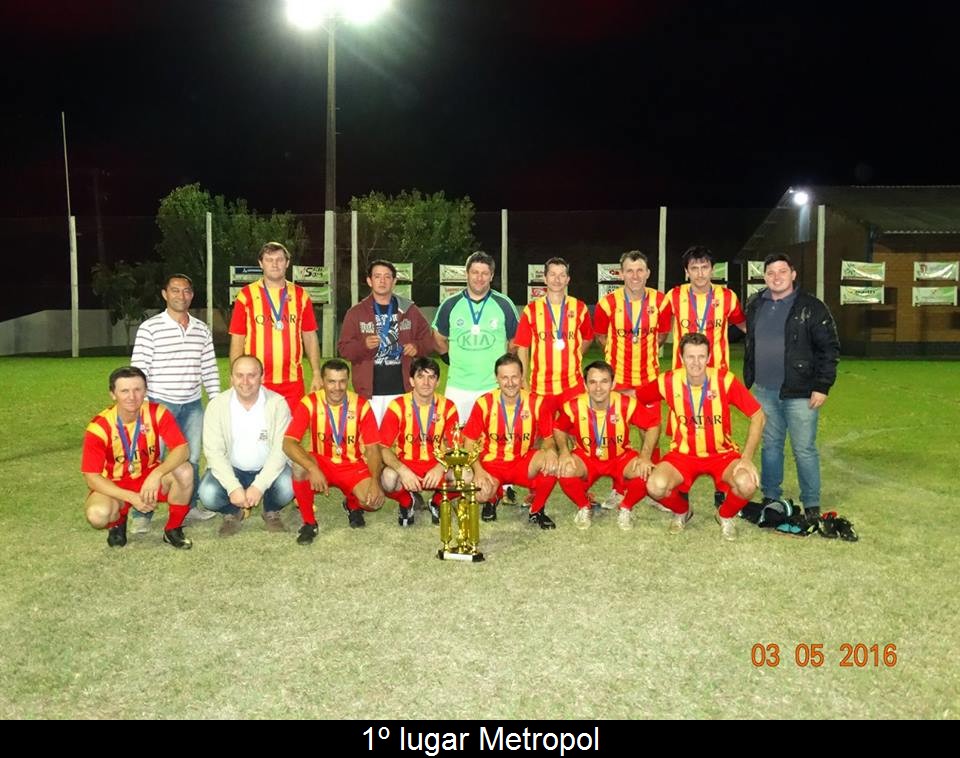 Metropol vence e é campeonato do futebol sete máster de Capitão