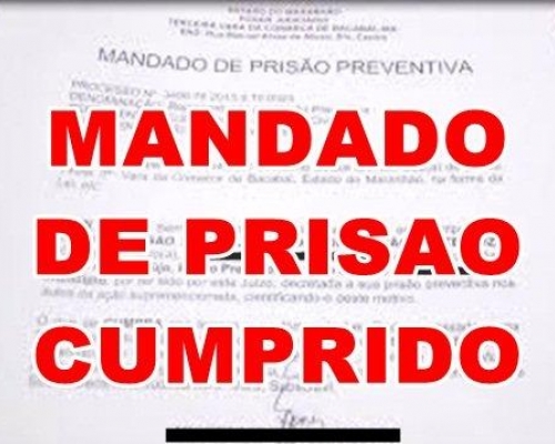 Homem com mandado de prisão em aberto é preso no centro de Capitão