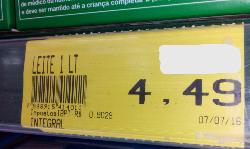 Preço do litro de leite sobe 27% nos últimos 3 meses. O litro chega à R$ 6,00