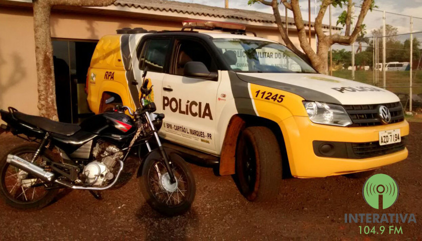 Menor é pego  em Capitão conduzindo moto com escapamento aberto