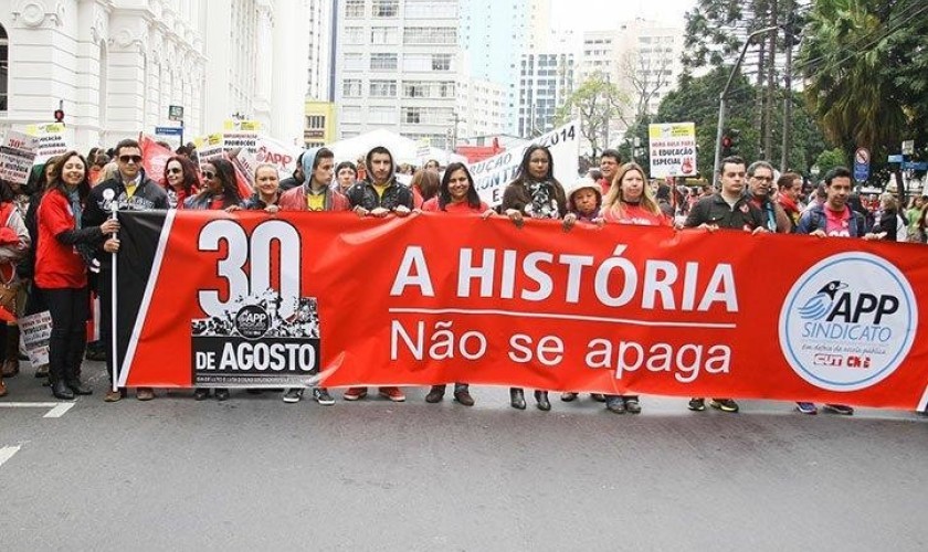 Colégios estaduais de Capitão fazem paralisação nesta terça Feira