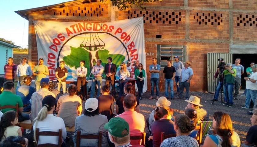 Chefe da Casa Civil se reuni com representantes de  Agricultores  atingidos com a Usina Baixo Iguaçu