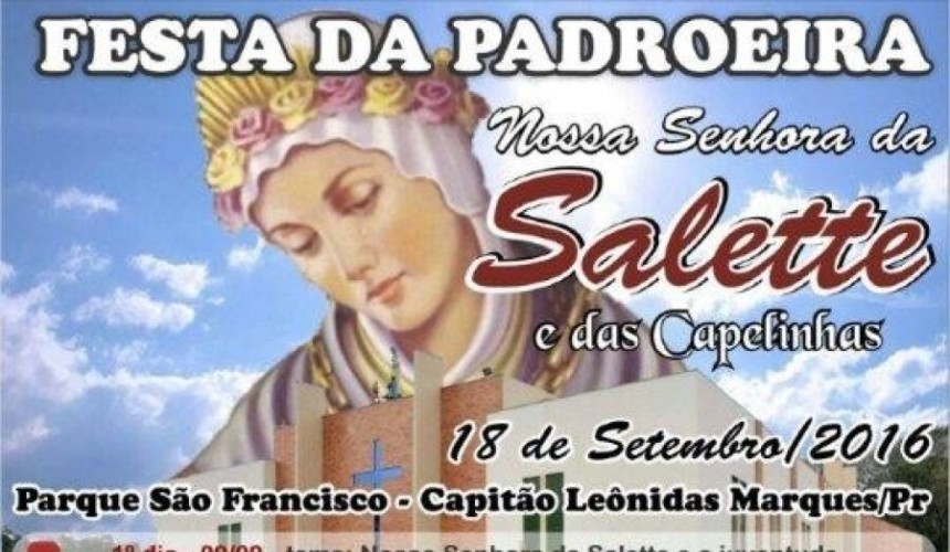 Festa da padroeira Nossa Senhora da Salete de Capitão será neste domingo