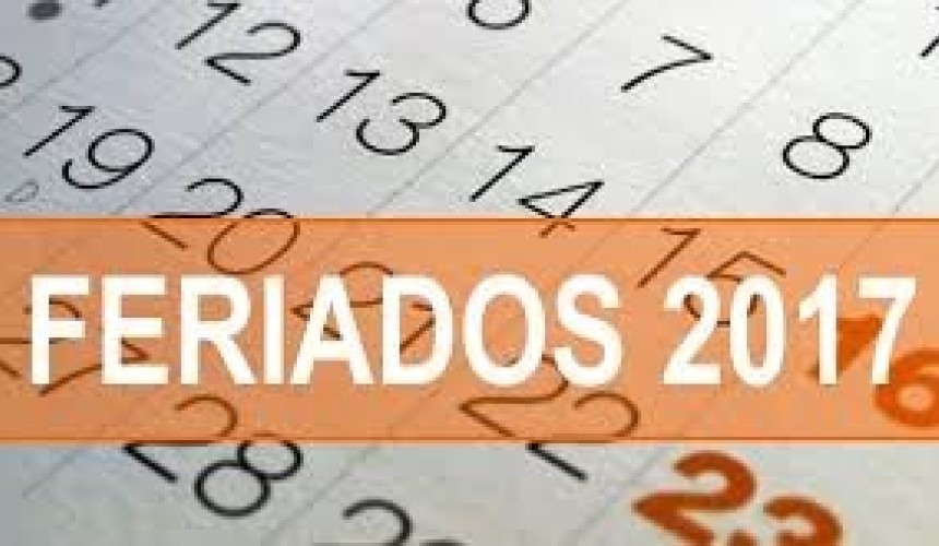 Ano de 2017 terá nove feriados que podem ser emendados com o fim de semana