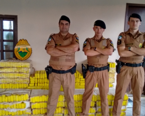 Polícia Militar de Capitão localiza grande quantidade de maconha