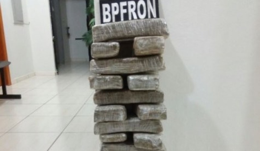 BPFron apreende maconha em Realeza