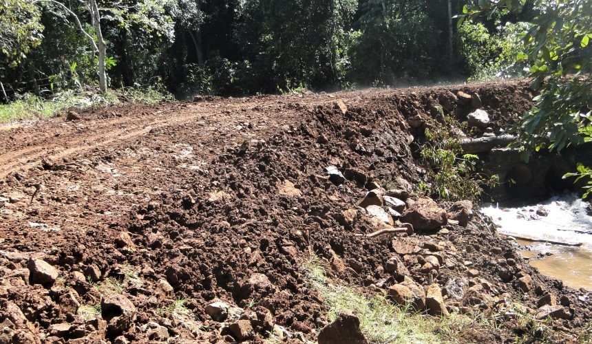 Chuvas causam estragos em estradas rurais do município de Boa Vista da Aparecida