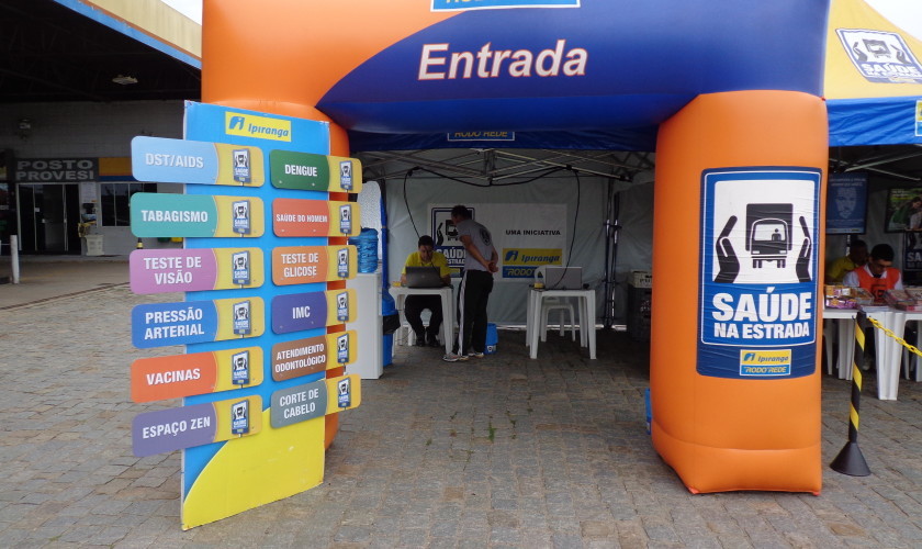 Ipiranga inicia as ações do “Saúde na Estrada” em Capitão Leônidas Marques com vacinas e exames gratuitos para motoristas