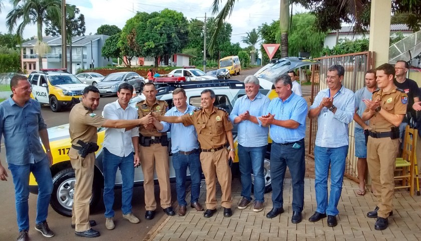 Policia Militar é contemplada com nova viatura em Nova Prata do Iguaçu