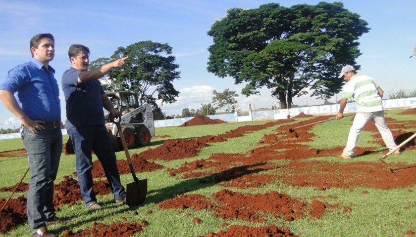 Estádio Municipal de Boa Vista da Aparecida José Nogueira Gomes recebe melhorias