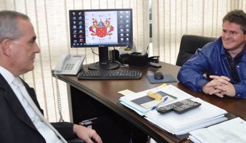 Prefeito de Capitão conversa com Deputado Nereu