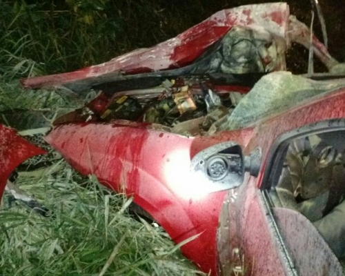 Três pessoas da mesma família morrem em acidente na BR 163 em Lindoeste