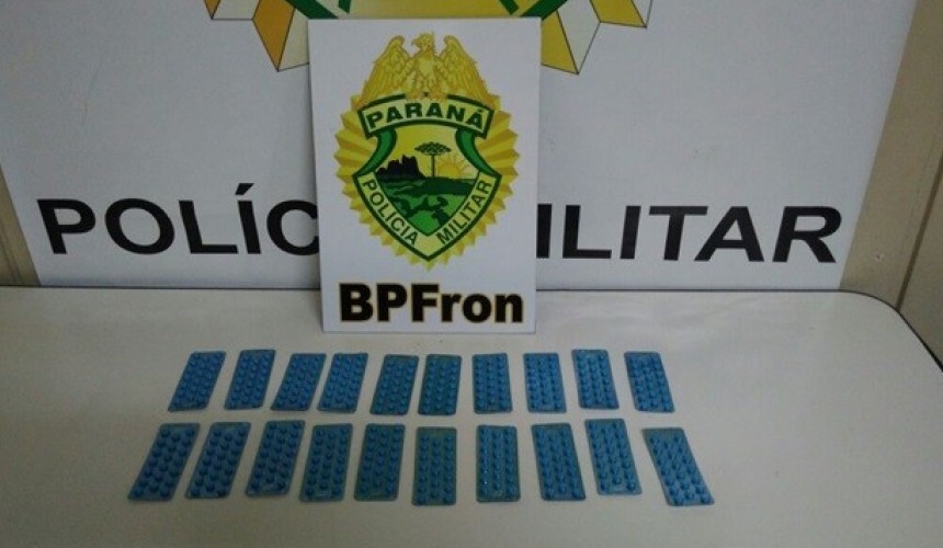 BPFron apreende Viagra em Capitão e dinheiro e maconha em Realeza