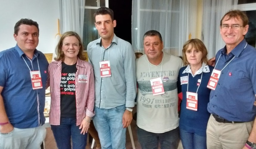 Direção do PT de Nova Prata do Iguaçu participa de Congresso Estadual