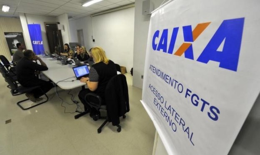 Agência da CAIXA em Capitão abre mais cedo para pagamento das contas inativas do FGTS e também no sábado
