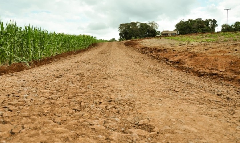 Patrulha do Procaxias cascalhou 13 km de estradas em Capitão