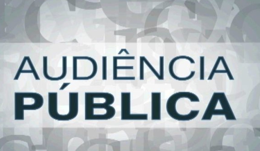 Edital de Audiência Pública Quadrimestral em Nova Prata do Iguaçu