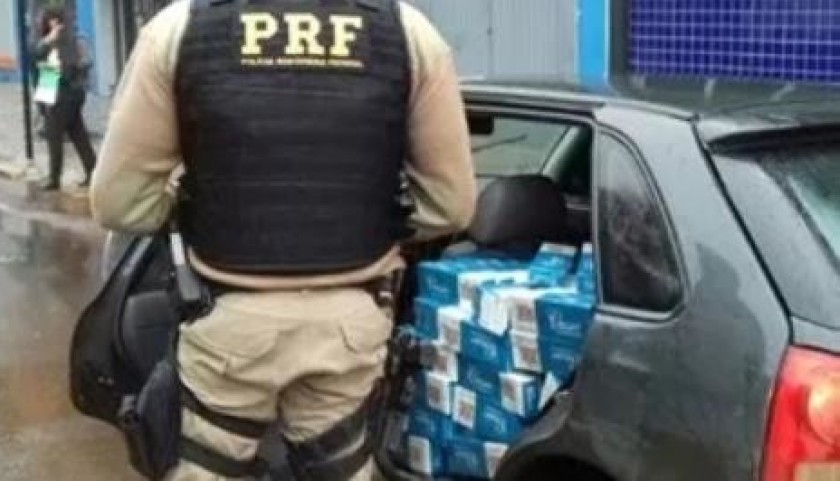 PRF prende contrabandista de cigarros na BR-163
