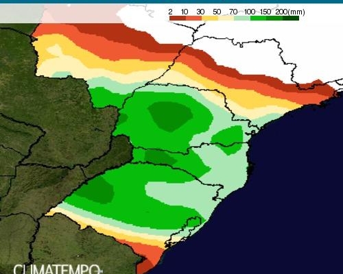 Chuva volta com força nesse domingo