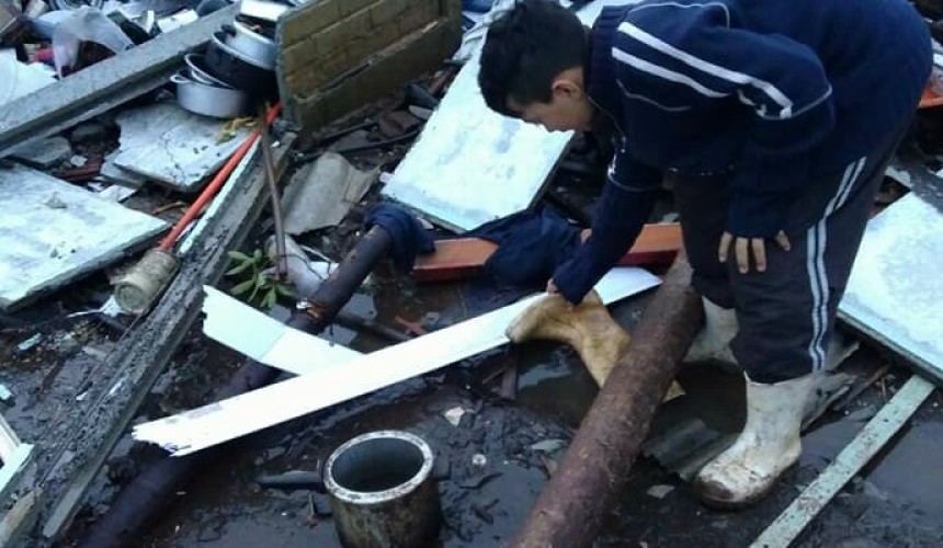 Chuva prejudica famílias na zona rural de Reserva do Iguaçu