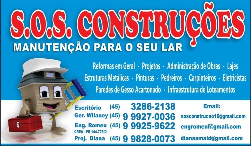 S.O.S Construções abriu suas portas em Capitão
