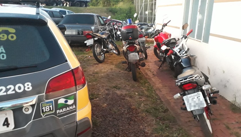 Quatro motocicletas em situação irregular foram apreendidas em Capitão