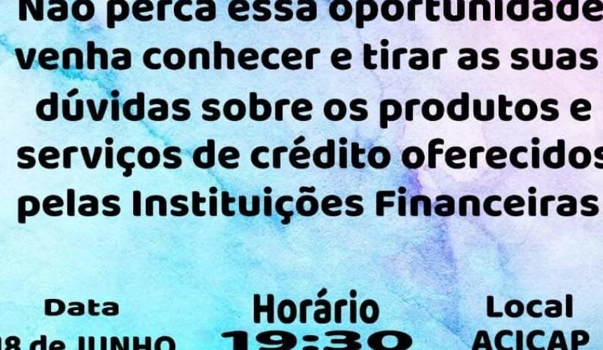 Workshop de Crédito será oferecido hoje (18) aos MEI’s de Capitão