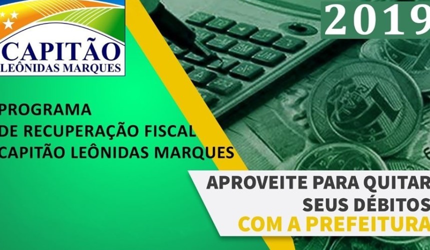 Marquesienses tem quase R$ 3 milhões em dívidas com a Prefeitura de Capitão