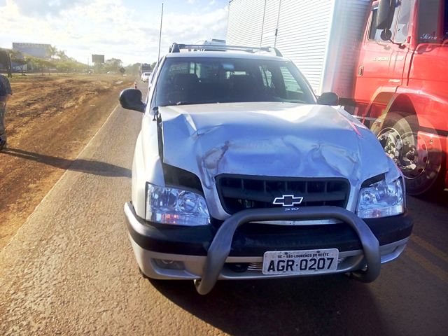 Colisão traseira é registrada na BR-163 em Capitão