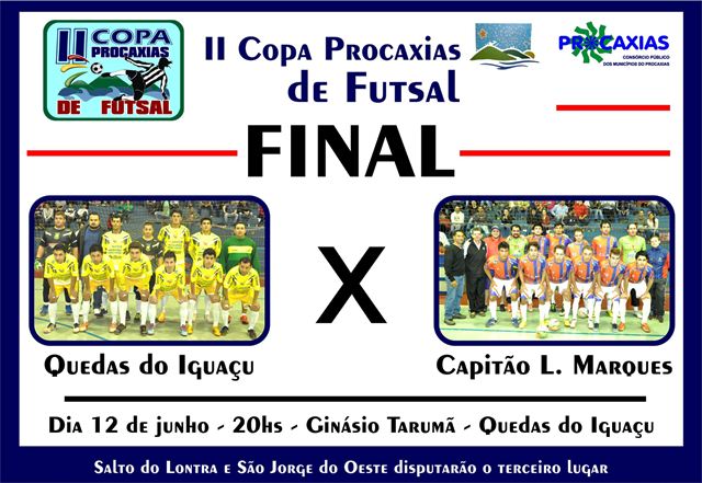 Quedas e Capitão disputarão a final da Copa Procaxias de Futsal