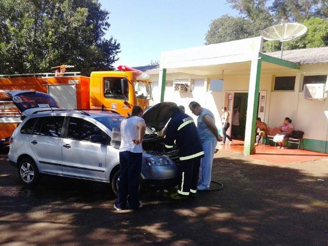 Incêndio em veiculo em Capitão
