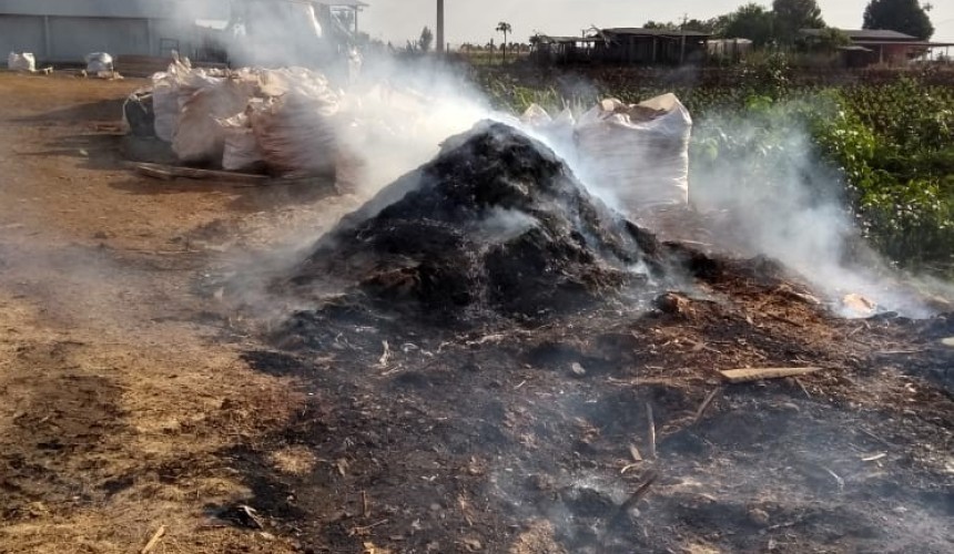 Três princípios de incêndios foram atendidos pelos Bombeiros de Capitão