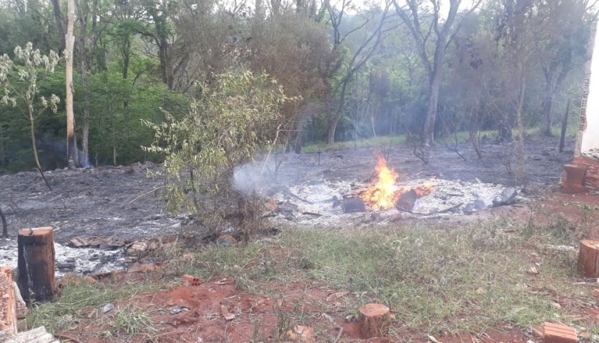 Bombeiros de Capitão atendem a princípios de incêndio na região