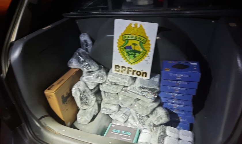 BPFRON apreende eletrônicos na cidade de Realeza