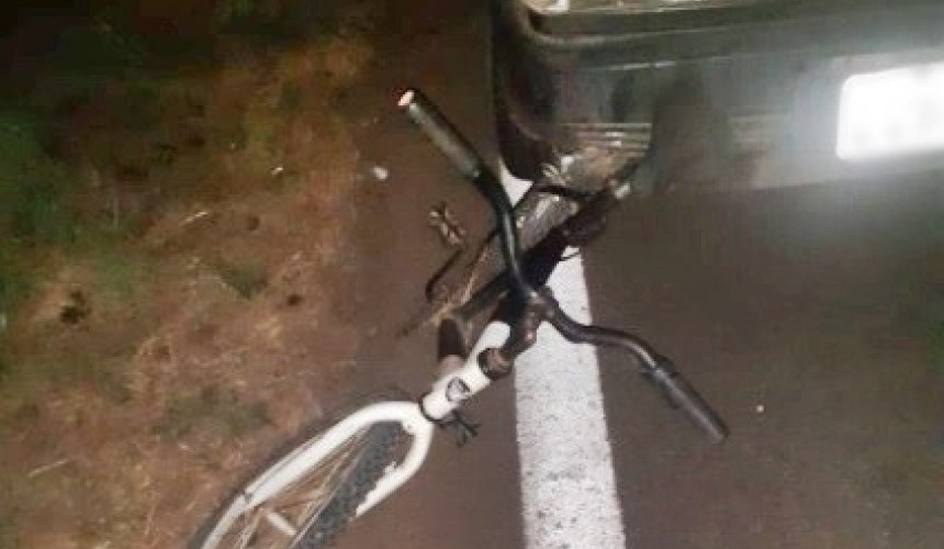 Ciclista morre após acidente na BR-163
